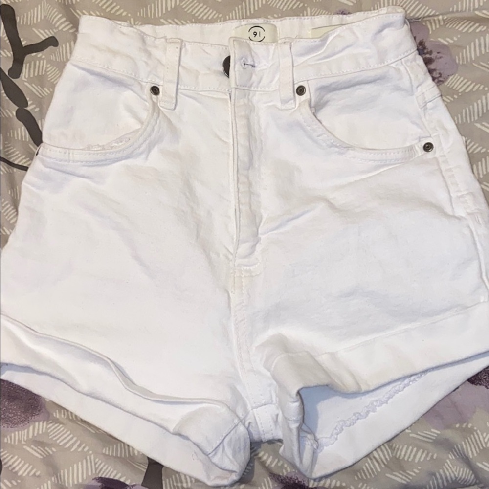 white shorts